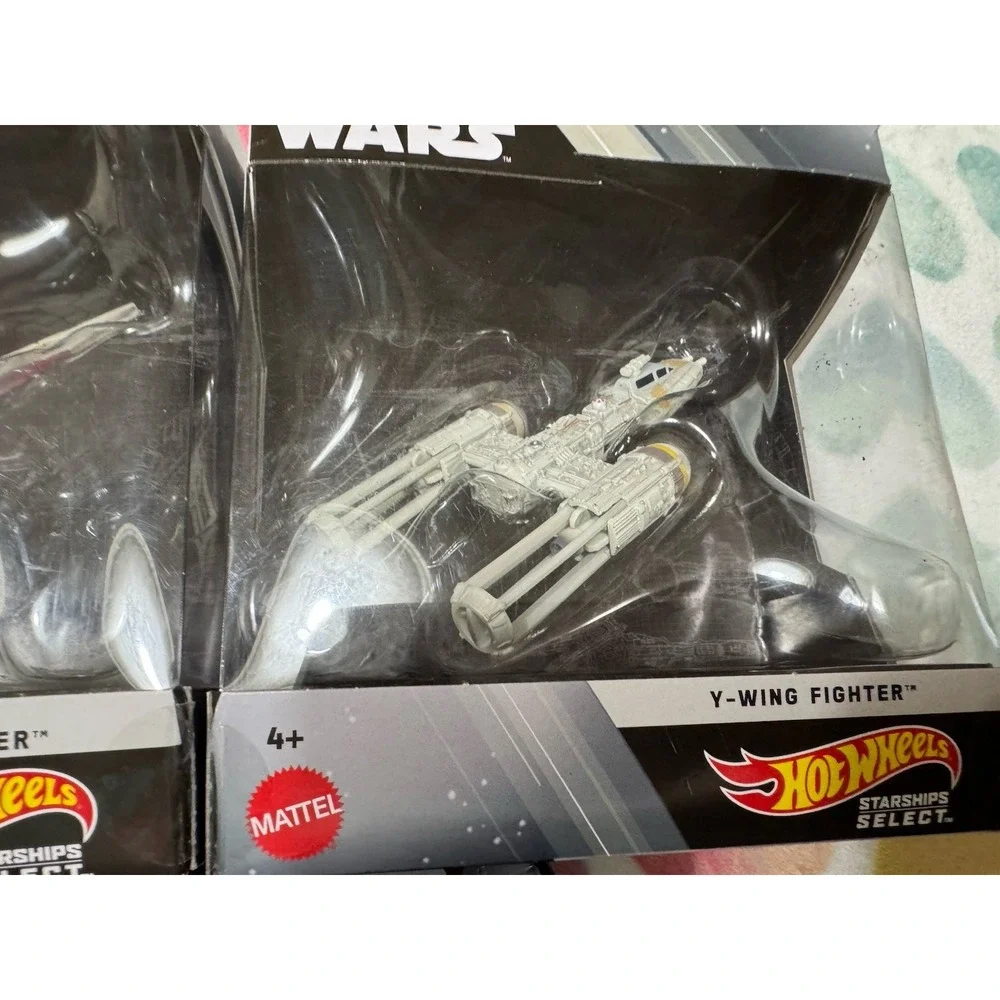 Star Wars Hot Wheels Starships Jedi-starfighter, Y-wing Fighter And A-wi G Fight